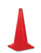 Cono stradale di plastica. Altezza cm 50.