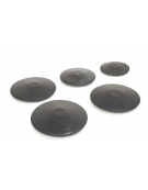 Disco di gomma per allenamento - Peso 1 kg