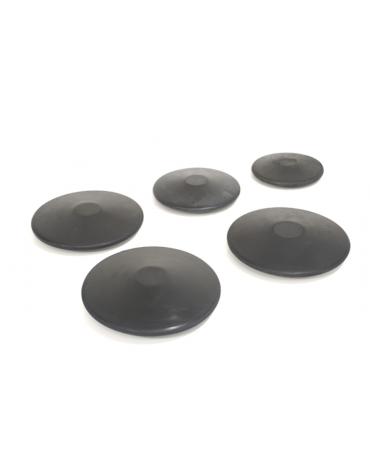 Disco di gomma  per allenamento - Peso kg 1,75