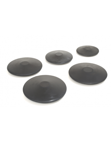 Disco di gomma per allenamento - Peso kg 2