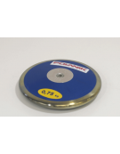 Disco  Polanik per allenamento di plastica bordato acciaio, peso kg 0,750