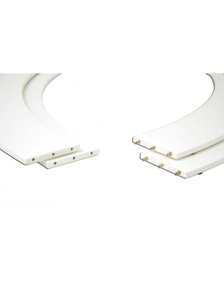 Anello di riduzione in vetroresina per conversione pedana da lancio disco a lancio martello per uso esterno