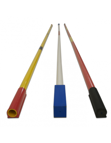 Asticella segna limite di vetroresina, modello da competizione, lunghezza mt 4