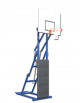 Struttura ricreativa basket e minibasket, struttura pieghevole in acciaio verniciato, tabellone in resina melamminica