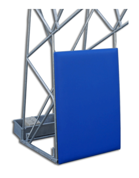 Coppia protezioni frontali per impianto basket olimpionico - Dimensioni cm 130x180