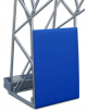 Coppia protezioni frontali per impianto basket olimpionico - Dimensioni cm 130x180
