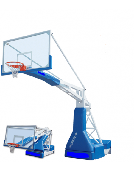 Impianto basket Hydroplay Official, omologato FIBA per competizioni internazionali.
