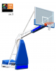Impianto basket con sistema oleodinamico elettrico di regolazione dell’altezza - Certificato FIBA 2 livello - Sbalzo cm 225