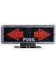 Dispositivo elettronico di indicazione possesso palla, secondo disposizioni FIBA, dimensioni cm 60x25x2
