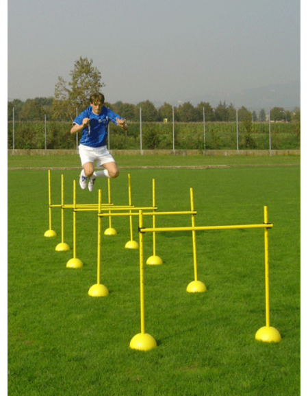 Ostacolo per allenamento di plastica graduabile in altezza