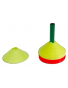 Set di 24 delimitatori con supporto per contenimento e trasporto, in plastica colorata