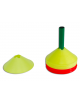 Set di 24 delimitatori con supporto per contenimento e trasporto, in plastica colorata