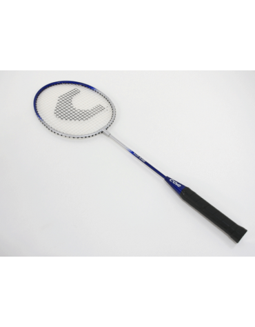 Racchetta regolamentare di lega di carbonio ed alluminio, per badminton.