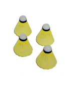 Volano in nylon per badminton - confezione da 12 pezzi