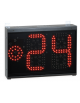 Coppia indicatori 24/14” dimensioni cm 40x30 con cifre altezza cm 20 - via radio