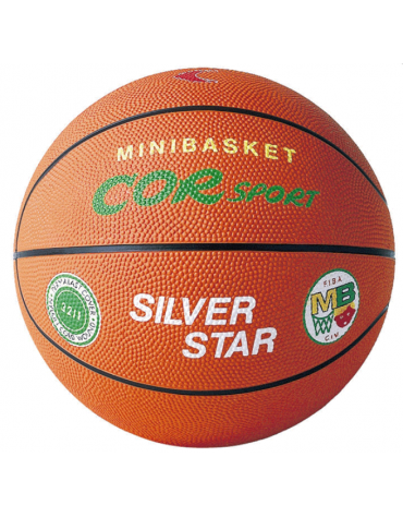 Pallone minibasket misura 5 - realizzato in gomma-nylon