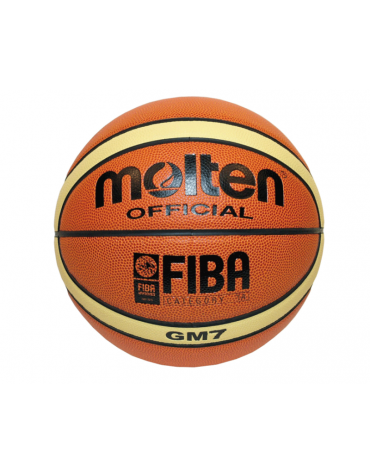 Pallone basket da allenamento Molten, in pelle sintetica, misura 7