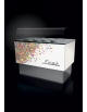 Banco pozzetti gelato o granite con riserva - Refrigerazione ventilata - N° 6+6 Carapine da Lt 7,5 - CM 110 X 70 X 125,7H
