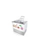 Banco pozzetti gelato o granite senza riserva - Refrigerazione ventilata - N° 6 Carapine da Lt 7,5
