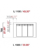 Banco pozzetti gelato o granite senza riserva - Refrigerazione ventilata - N° 6 Carapine da Lt 7,5