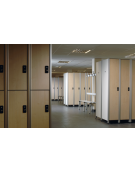 Armadio spogliatoio di laminato, 2 colonne con 2 vani - dimensioni cm 30x50x90h