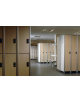 Armadio spogliatoio di laminato, 2 colonne con 2 vani - dimensioni cm 30x50x90h