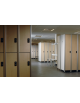 Armadio spogliatoio, pannelli di laminato - 3 colonne con singolo vano dimensioni cm 30x50x180h