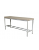 Tavolo per massaggi con struttura di acciaio verniciato. piano imbottito e rivestito da cm 190x60h
