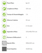Gioco a molla inclusivo con seduta accessibile in hpl a forma di macchina - Da interrare o filo pavimento - cm 101x48x78h