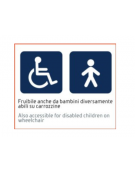 Gioco a molla inclusivo con seduta accessibile in hpl a forma di macchina - Da interrare o filo pavimento - cm 101x48x78h