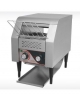 Tostapane a nastro rotativo in acciaio inox - 150/180 fette/h - cassetto raccogli briciole - mm 290x430x430h