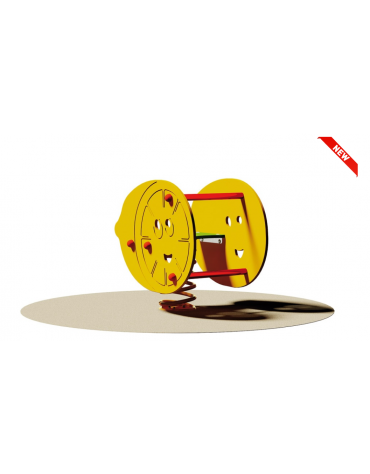 Gioco Limone a molla - monoposto - in polietilene - dimensioni cm 64x44x69h