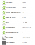 Gioco Limone a molla - monoposto - in polietilene - dimensioni cm 64x44x69h
