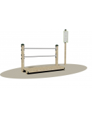 Stazione Stretching braccia in legno e acciaio - cm 178x60x110h