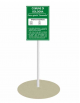 Cartello parco giochi - Dimensioni cm 60x8x300h
