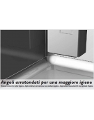 Armadio Combinato Refrigerato GN 2/1 in Acciaio Inox a doppia temperatura (TN + BT) con 2 sportelli CM 71X80X203H