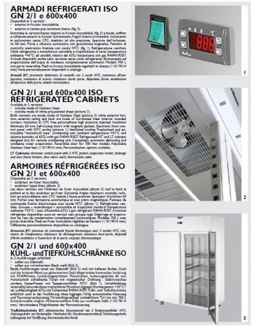 Armadio frigo combinato due temperature TN(0°+8°C)/TN(0° + 8°C) 