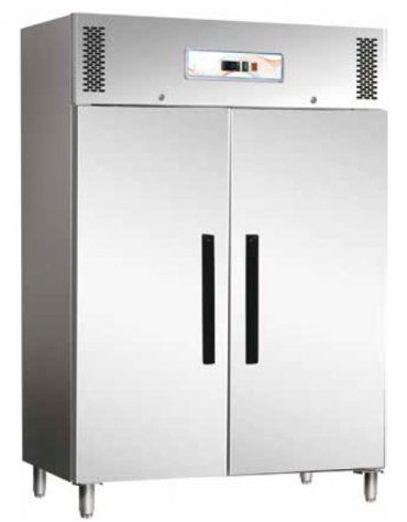 Armadio frigorifero ventilato 1 porta Lt 700 in acciaio inox AISI 430 cm 68x84,5x200h
