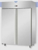 Armadio frigorifero professionale Lt 1.400 GN 2/1 monoblocco Inox a temperatura normale -2° +8°C con 2 porte - cm 142x80x203h