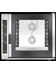 Forno elettrico 6 Teglie cm 60x40 ventilato a convezione con vapore diretto - Pannello elettromeccanico