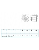 Ventilatore centrifugo doppia aspirazione per uso interno o esterno - Modello 7/7
