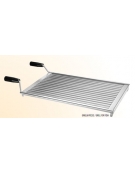 Griglia a pietra lavica da banco a gas - Dimensioni piano cottura cm 31,2x48,3 - Dimensioni esterne cm 33x54x22h