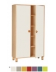 ARMADIO PER SCUOLA IN LEGNO A DUE ANTE COLORATE CM 105x41x190h - CONFORME AI CAM