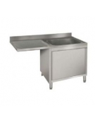 Lavello armadiato 1 vasca+gocciolatoio Dimensioni cm.120x60x85h