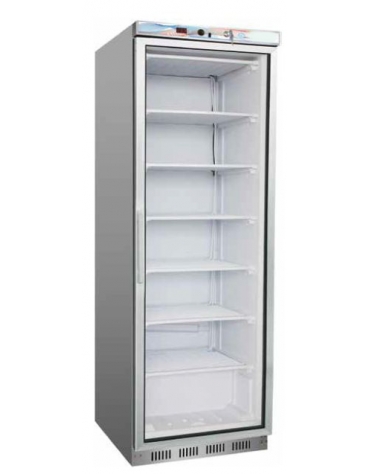 Armadio frigo negativo congelatore statico Lt 350-PORTA A VETRO - cm 60x58,5x188,5h