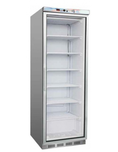 Armadio frigo negativo congelatore statico Lt 350-PORTA A VETRO - cm 60x58,5x188,5h