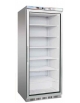 Vetrina refrigerata statico negativo -18° -22°C con porta a vetro e luce a LED - ESTERNO INOX - Litri 600 - cm 77,7x69,5x189,5h