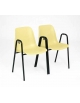POLTRONCINA SOVRAPPONIBILE AGGANCIABILE SCOCCA IN POLIPROPILENE - cm 40x40x46h
