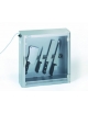 ARMADIO STERILIZZACOLTELLI MODELLO 10 COLTELLI CON CALAMITA - cm 57,5x16x60h