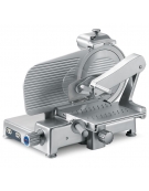 Affettasalumi verticale totalmente in alluminio lama 30 -  Corsa carrello cm 31 - Piatto cm 30x27